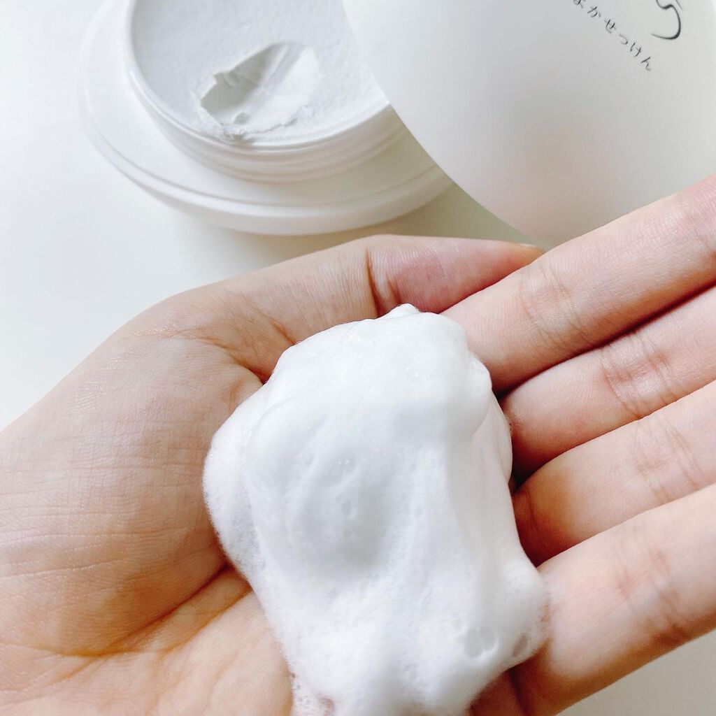 然 よかせっけん(ジャータイプ)/長寿の里/洗顔フォームを使ったクチコミ(3枚目)