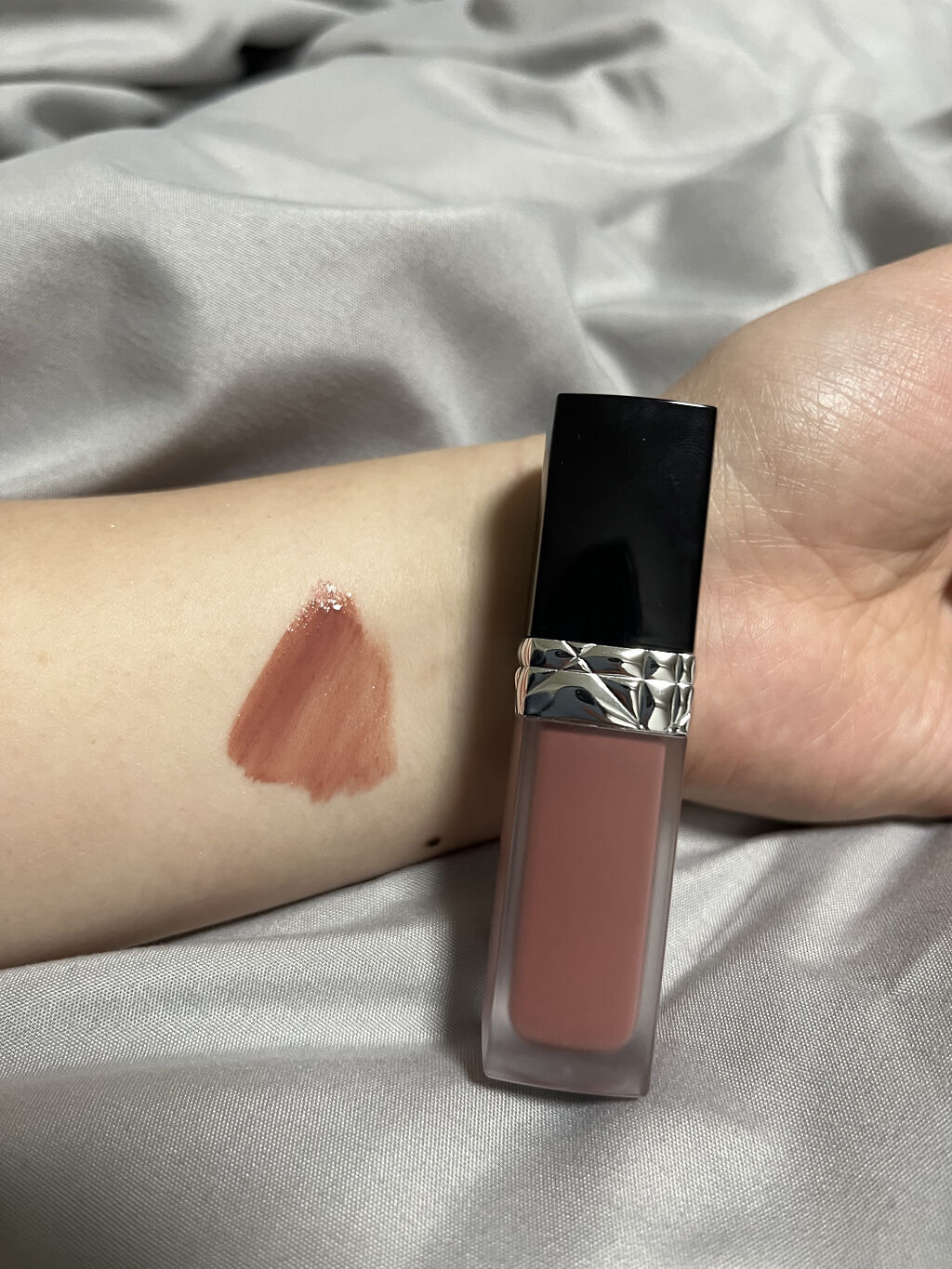 ルージュ ディオール フォーエヴァー リキッド/Dior/口紅を使ったクチコミ（2枚目）