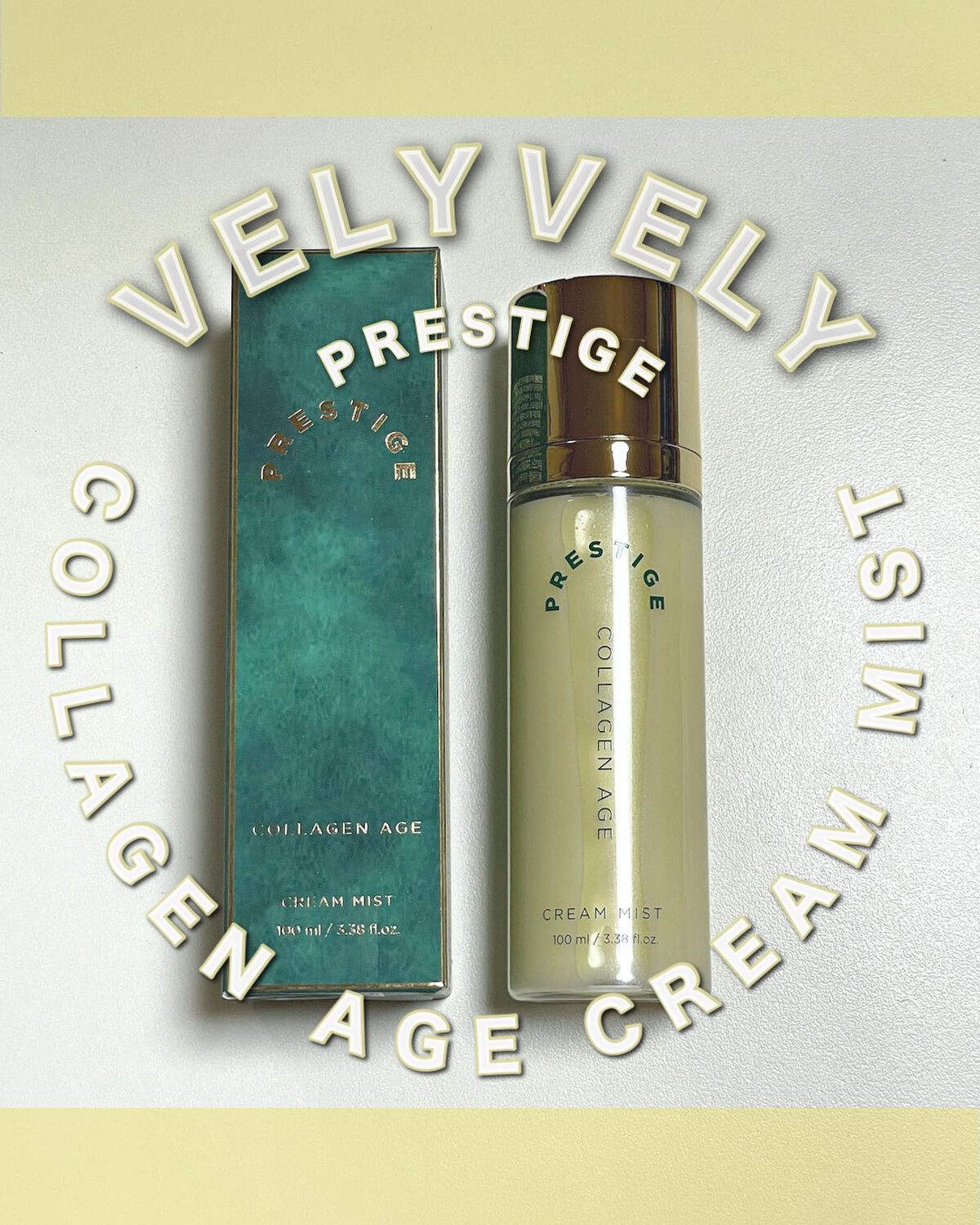 プレステージ コラーゲンエイジクリームミスト/VELY VELY/ミスト状化粧水を使ったクチコミ（1枚目）
