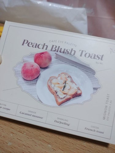 NOTONE  Peach Blush Toast cafe eye palette /Sonomama FRUIT/アイシャドウパレットを使ったクチコミ（1枚目）