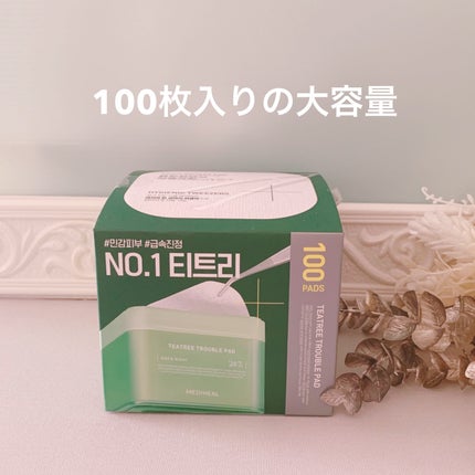 ティーツリー トラブルパッド/MEDIHEAL/トナーパッドを使ったクチコミ(2枚目)