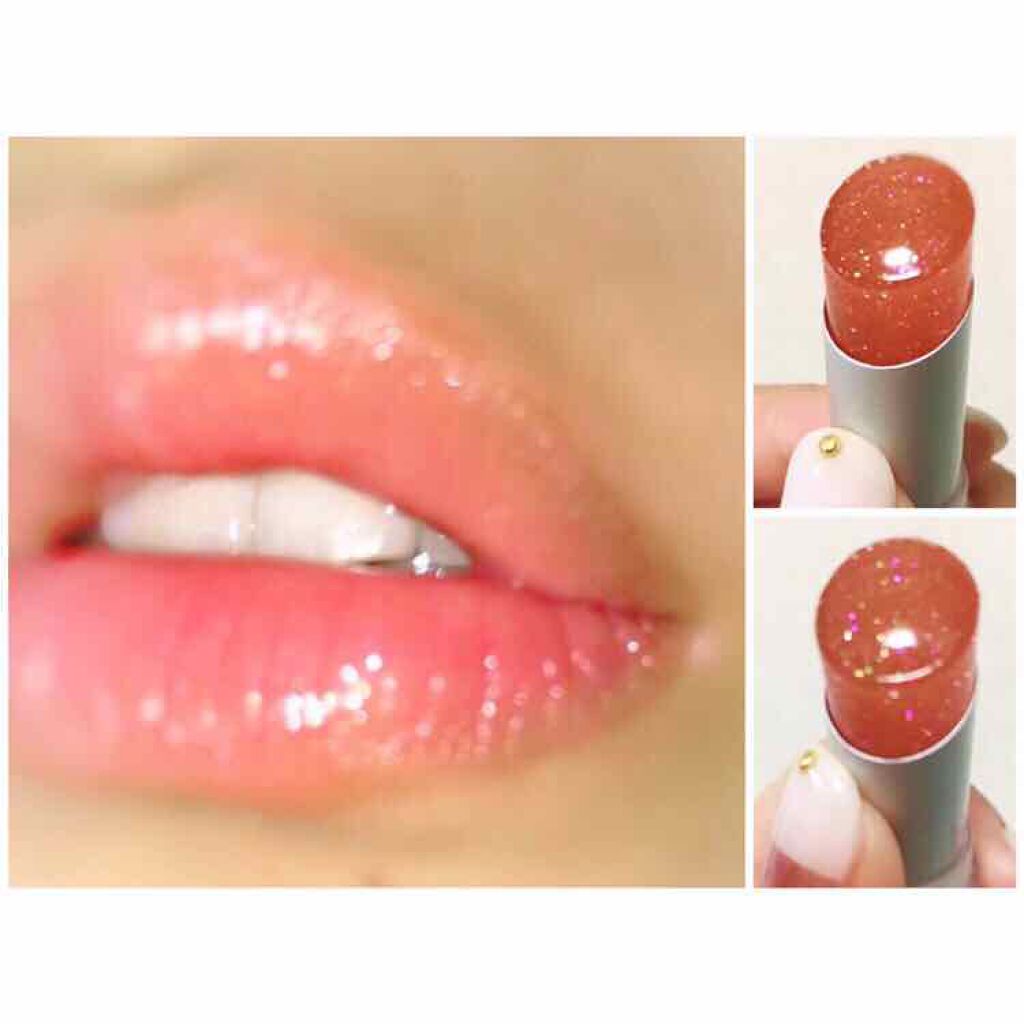 グリッタリーウェブリップバーム/unleashia/リップケアを使ったクチコミ（3枚目）