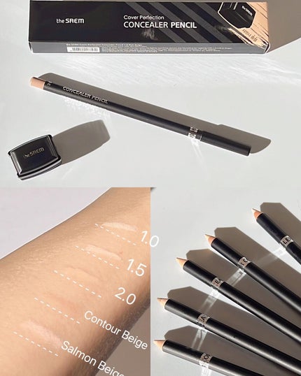 カバーパーフェクション コンシーラー ペンシル/the SAEM/ペンシルコンシーラーを使ったクチコミ(2枚目)