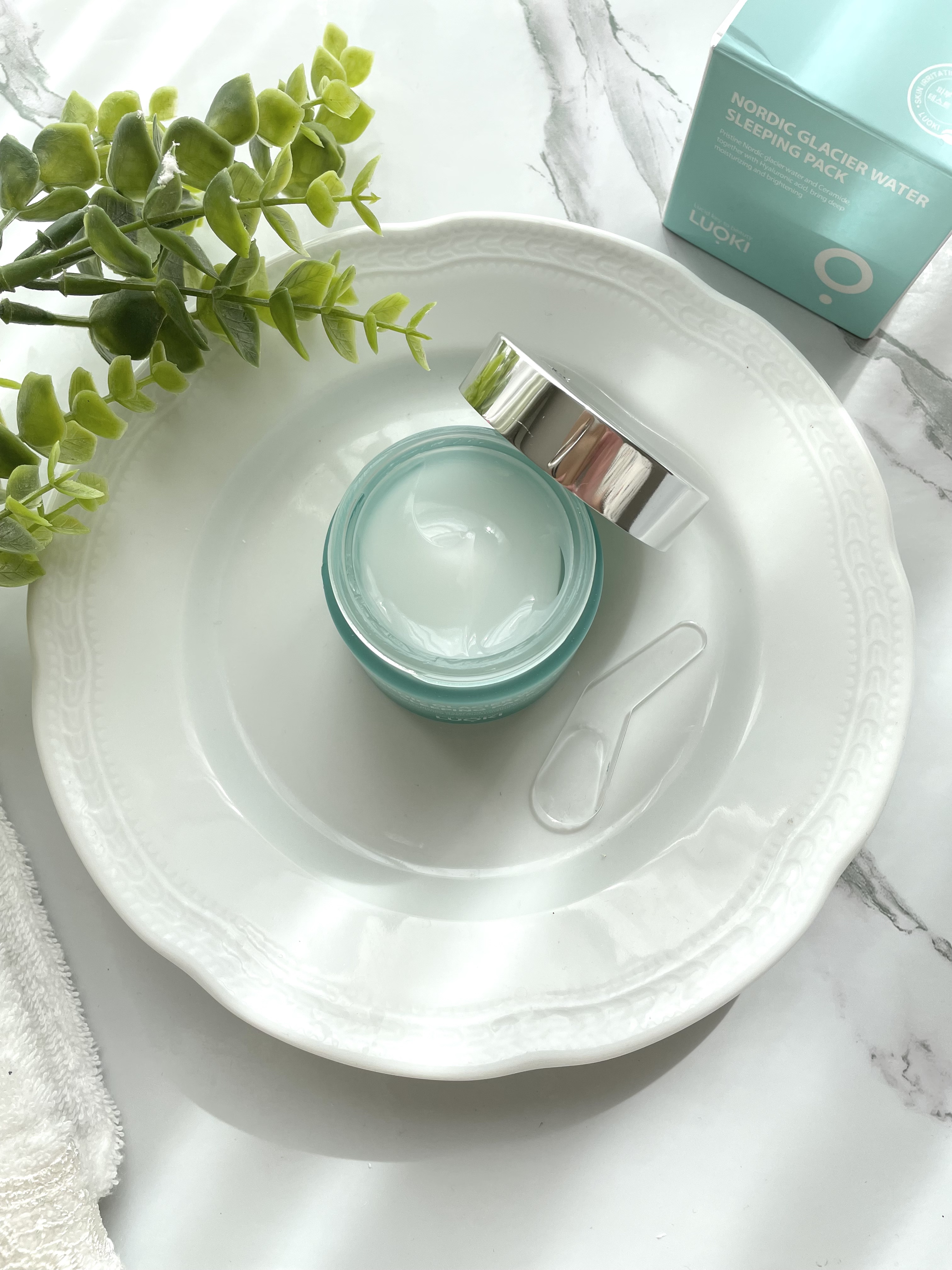 ノルディック氷河水スリーピングパック/LUOKI/フェイスクリームを使ったクチコミ（2枚目）