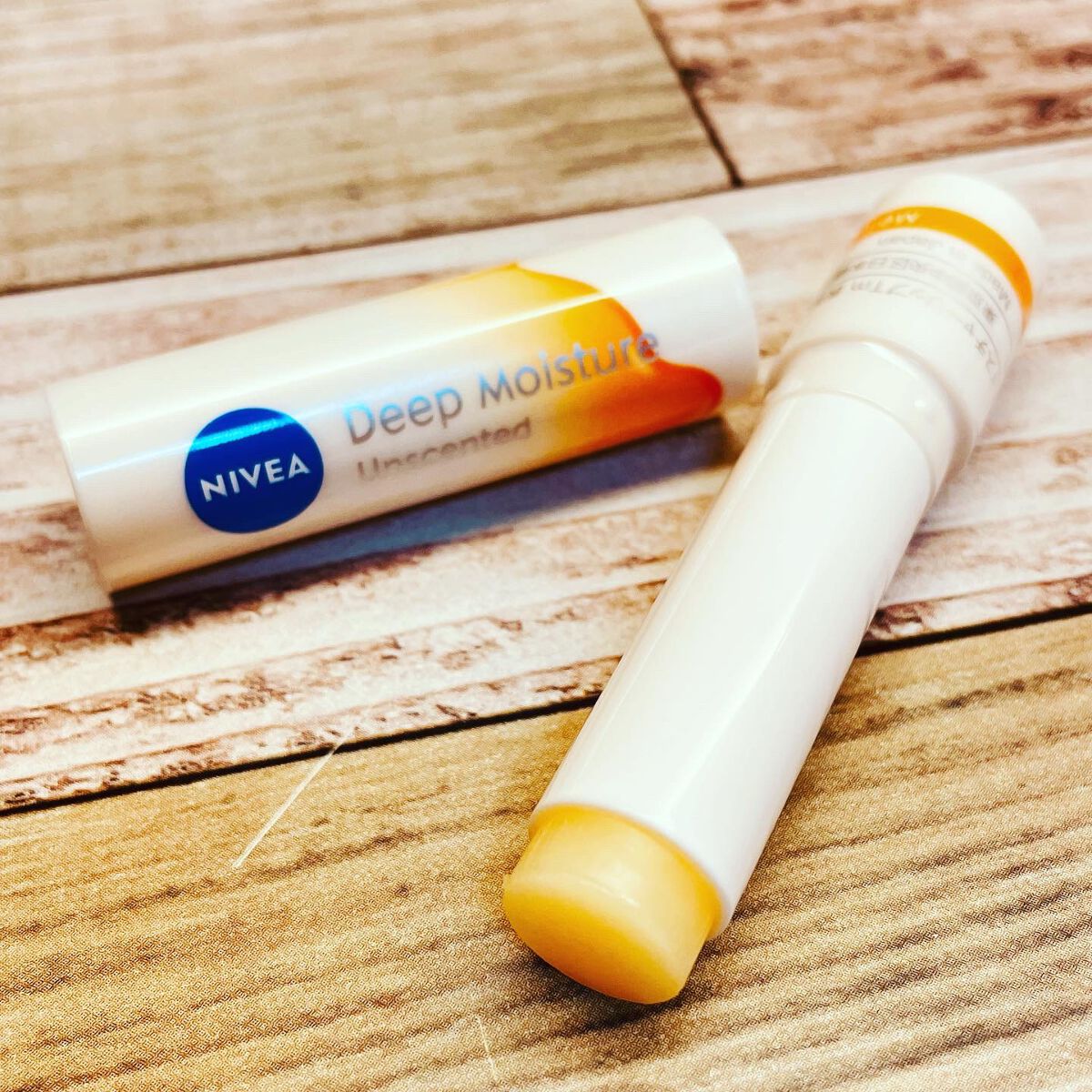 ニベア ディープモイスチャーリップ/ニベア/リップクリームを使ったクチコミ(3枚目)
