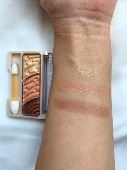 トーンアップアイシャドウ/CEZANNE/アイシャドウパレットを使ったクチコミ(6枚目)