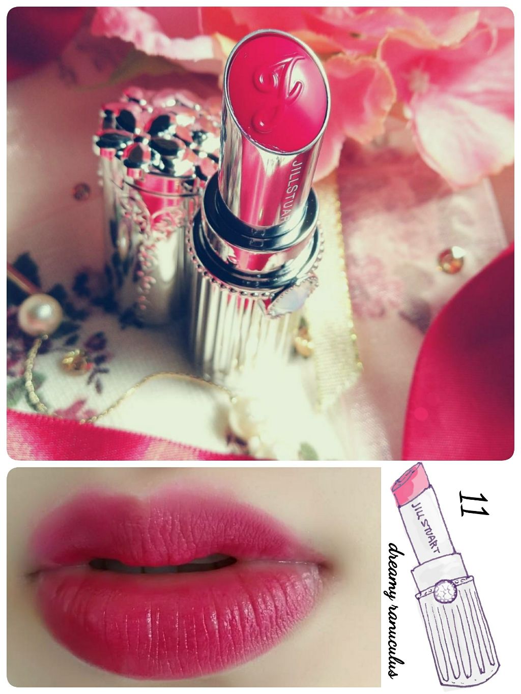 ジルスチュアート リップブロッサム ベルベット/JILL STUART/口紅を使ったクチコミ(2枚目)