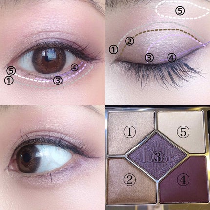 【旧】サンク クルール クチュール/Dior/アイシャドウパレットを使ったクチコミ(3枚目)