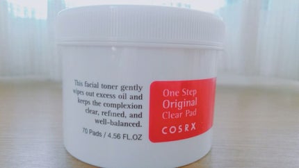 ワンステップオリジナルクリアパッド/COSRX/トナーパッドを使ったクチコミ(1枚目)