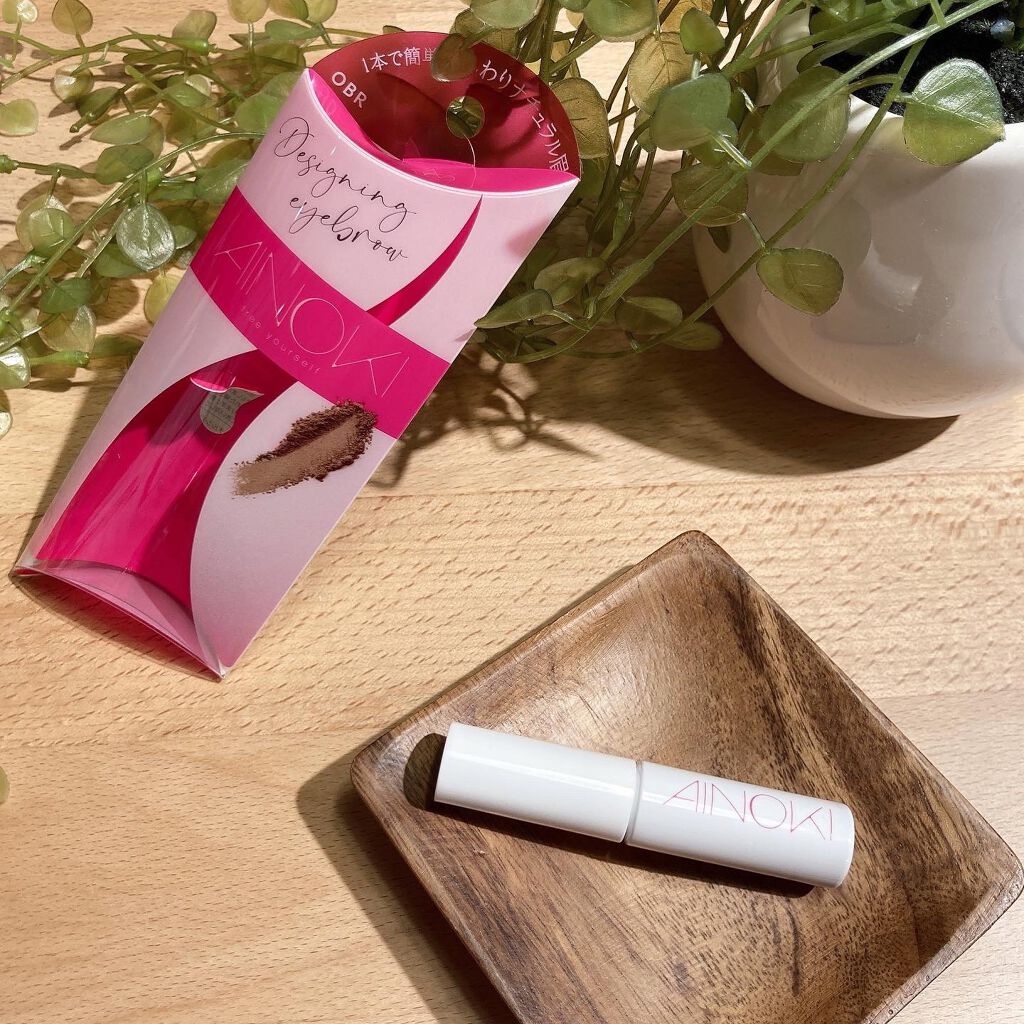 デザイニング アイブロウ  OBR オリーブブラウン/AINOKI/パウダーアイブロウを使ったクチコミ（1枚目）