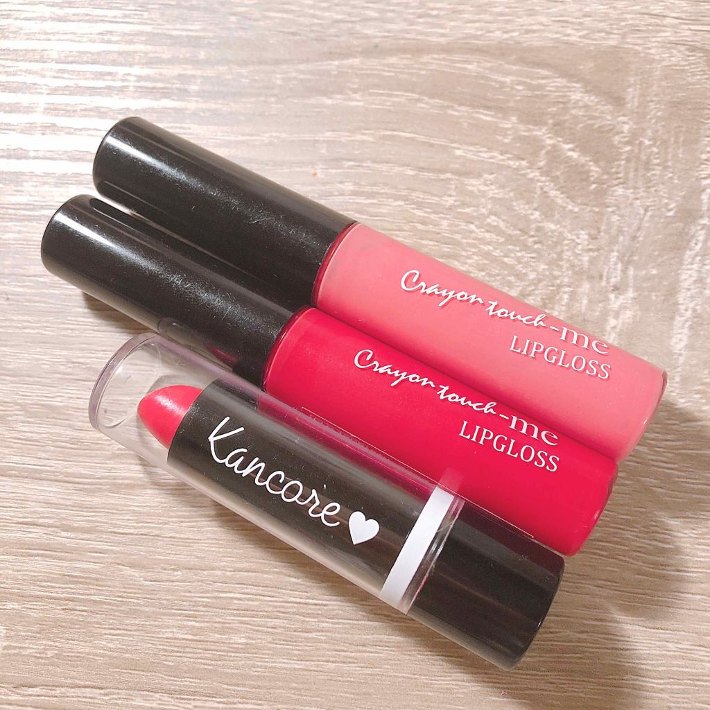 カンコレ リップスティック/DAISO/口紅を使ったクチコミ（3枚目）