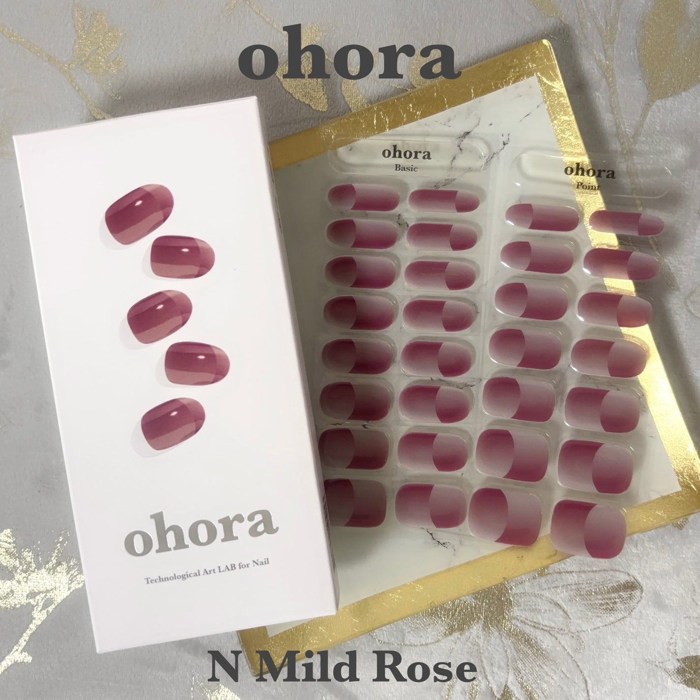 セミキュアジェルネイル(ハンド)/ohora/ネイルシールを使ったクチコミ(1枚目)
