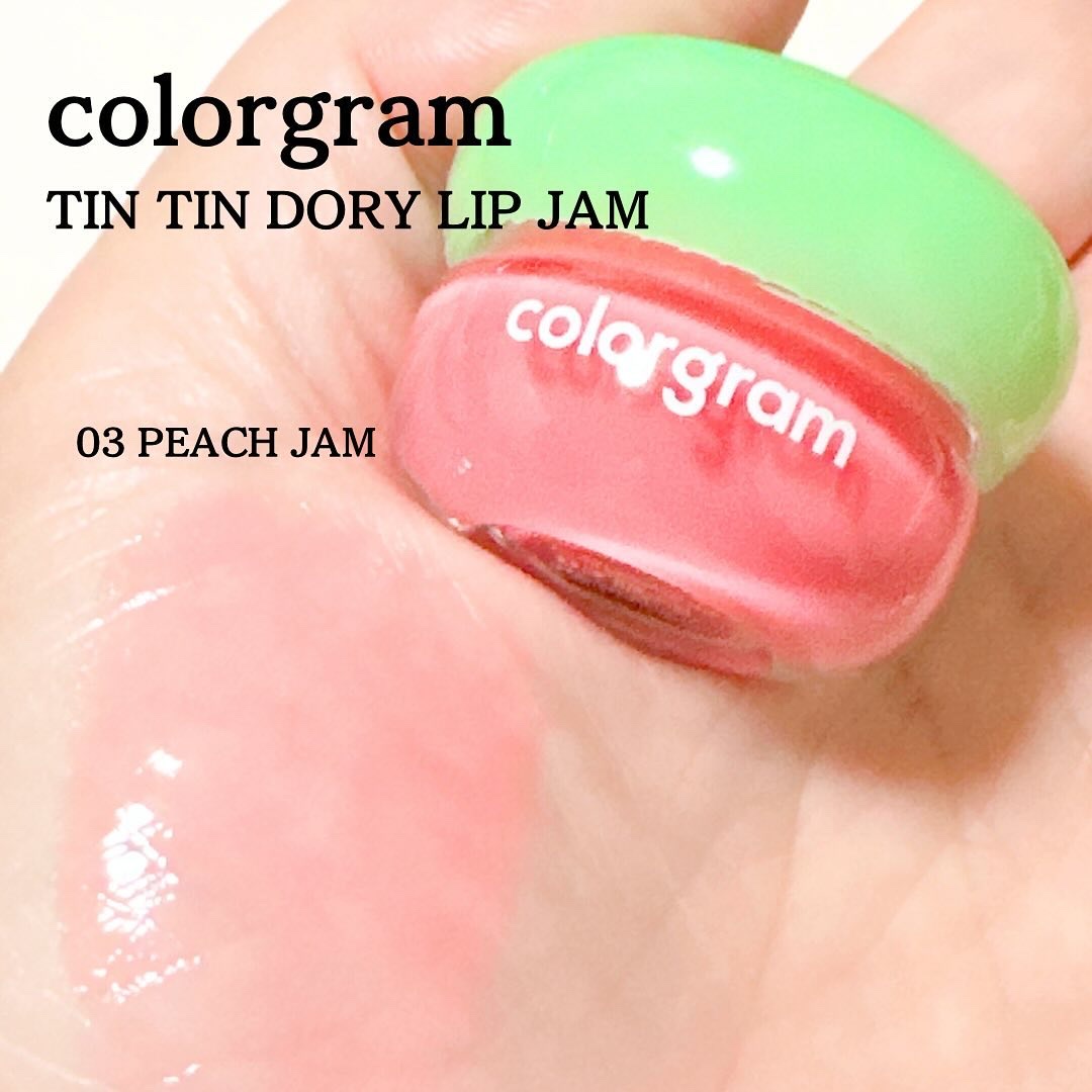 ティントリージャム 03.ピーチ/Colorgram/リップティントを使ったクチコミ（2枚目）