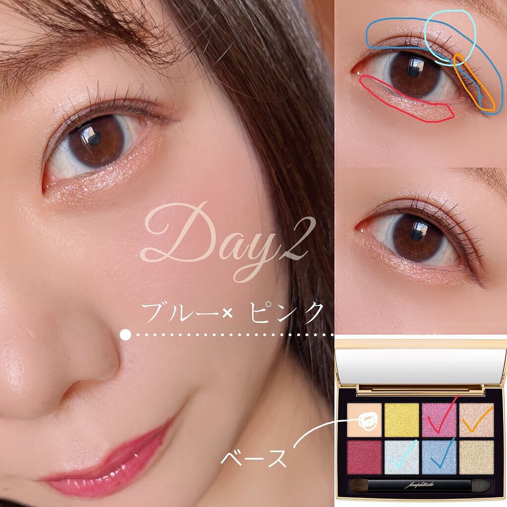 アイカラーパレット リミテッドコレクションa/Amplitude/アイシャドウパレットを使ったクチコミ（3枚目）