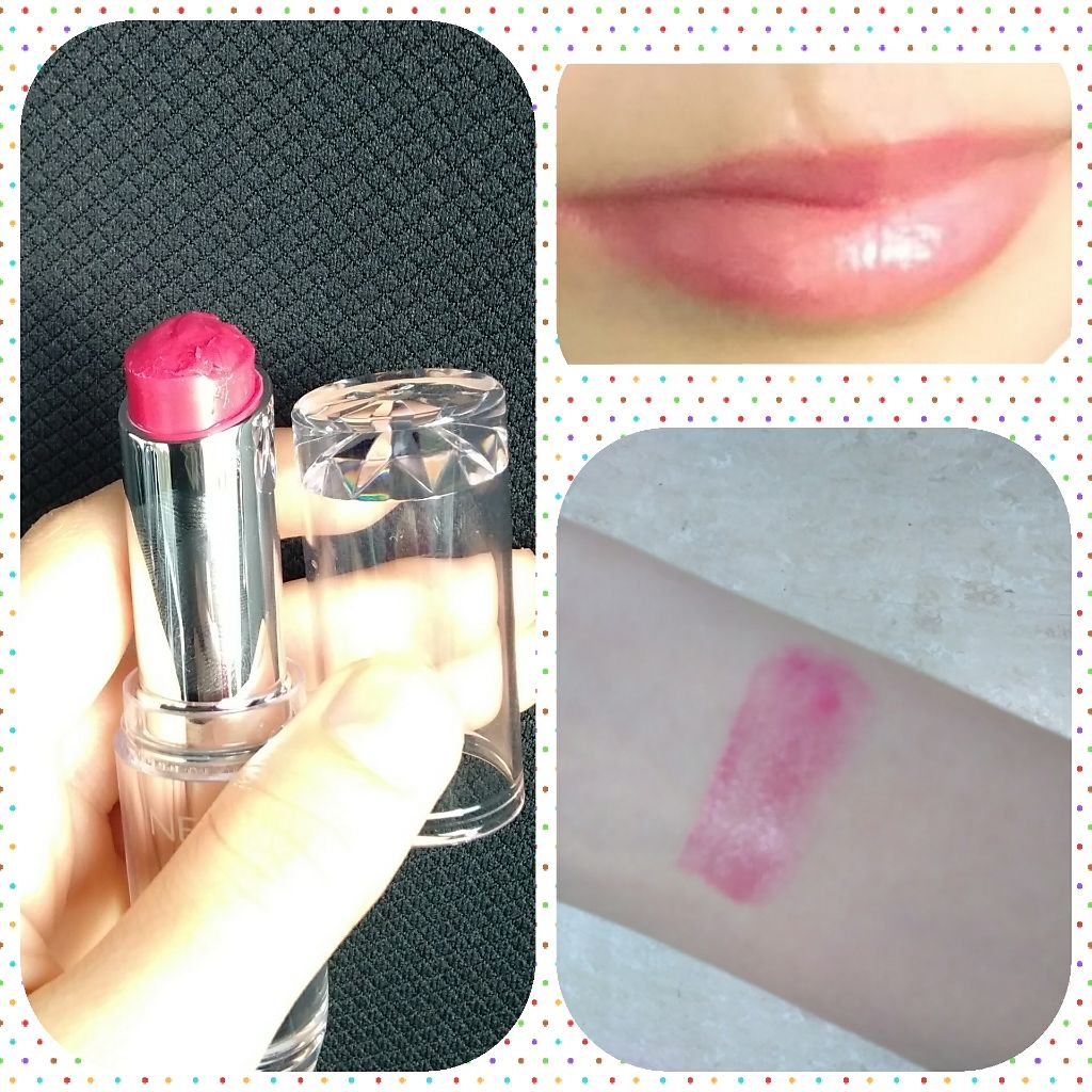 ラスティンググロスリップ/CEZANNE/口紅を使ったクチコミ（2枚目）