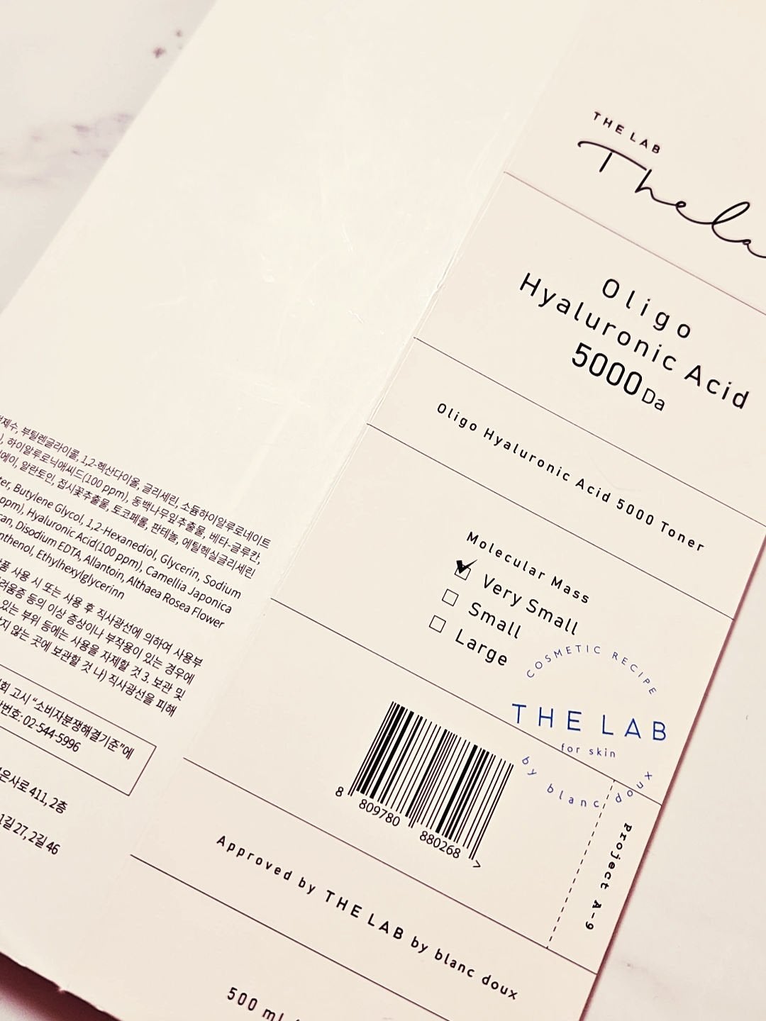 オリゴヒアルロン酸 5000 トナー/THE LAB by blanc doux(ザラボバイブランドゥ)/化粧水を使ったクチコミ(1枚目)