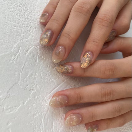 夏美🍉フォロバ on LIPS 「【夏の人気デザイン🏊♀️天然nuance】夏らしい透け感のネ..」(4枚目)