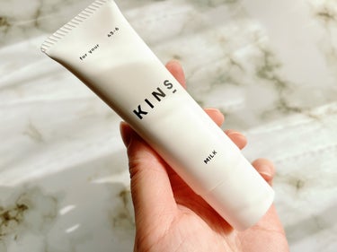 KINS ミルクのクチコミ「モニプラでKINSより商品の提供を受けています
⁡
このところの肌悩みといえば、やっぱり肌の乾.....」（2枚目）