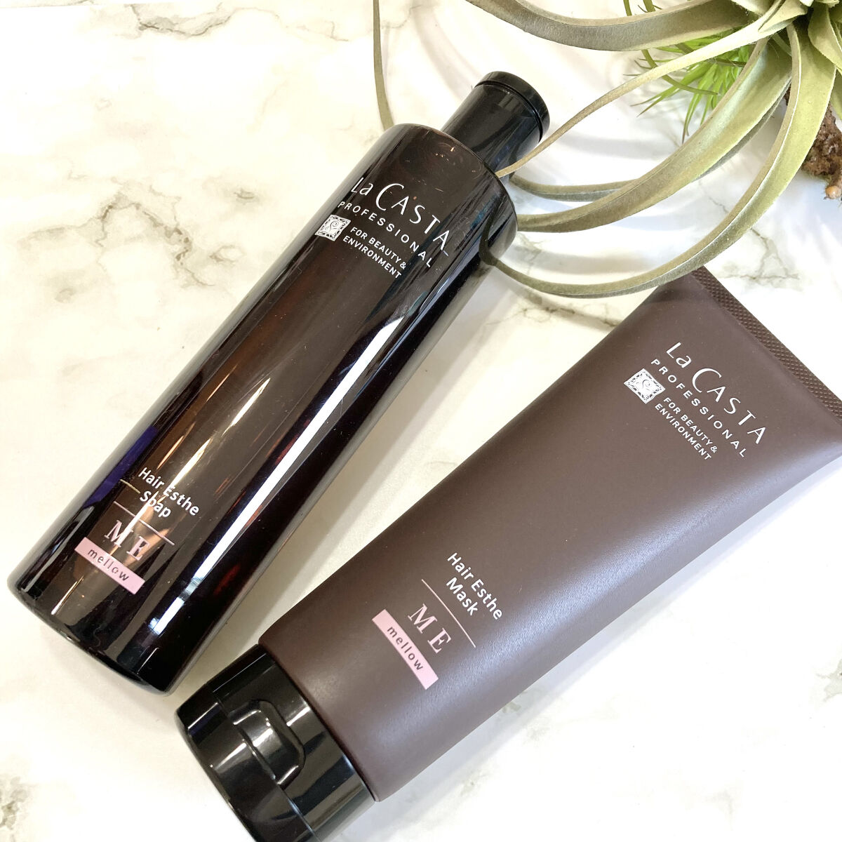 ラ・カスタME シャンプー2本＆トリートメント1本詰め替え 600ml