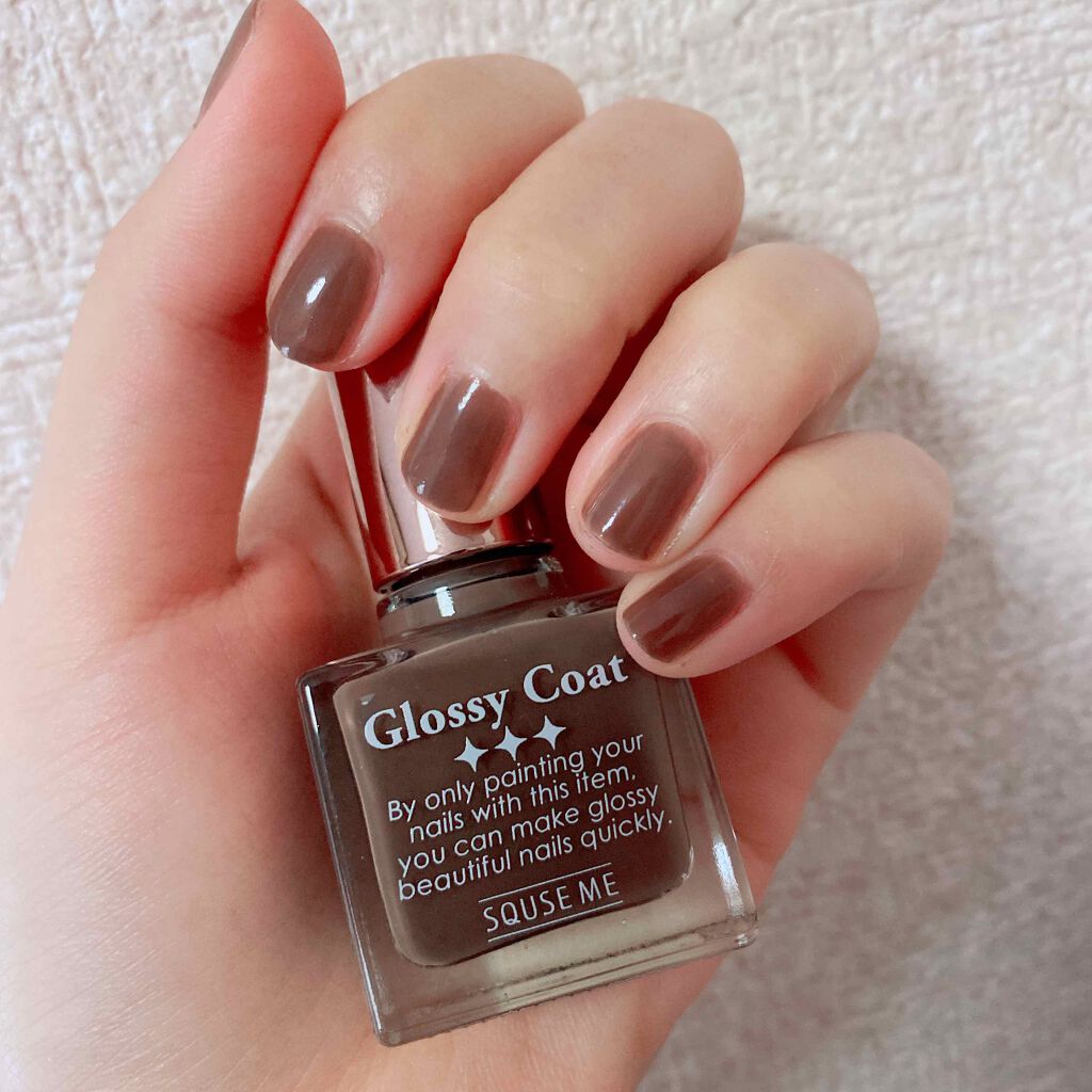 グロッシーコート/スキューズミー/オールインワンネイルを使ったクチコミ(2枚目)