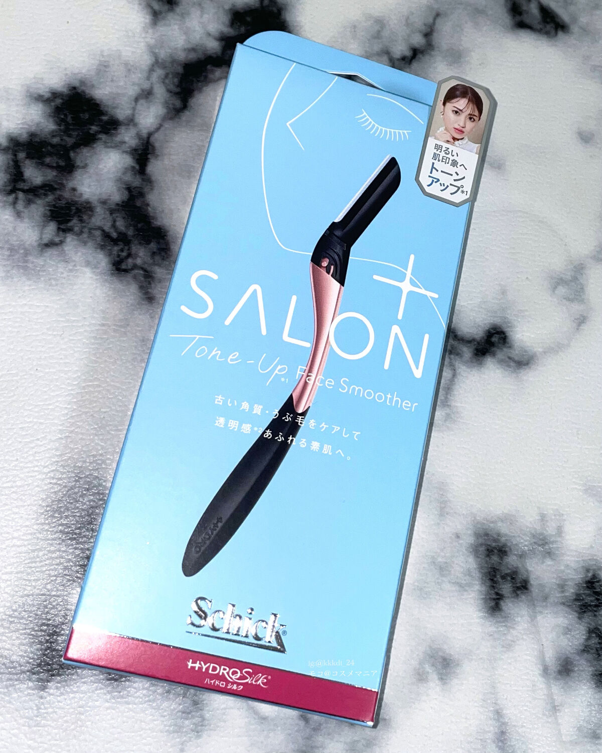 サロンプラス トーンアップ フェイススムーサー ホルダー（刃付き）/サロンプラス/シェーバーを使ったクチコミ（2枚目）