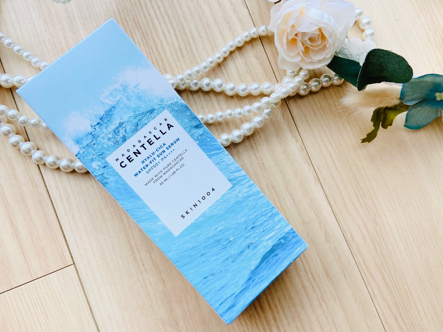 ヒアルーシカ ウォーターフィット サンセラム/SKIN1004/日焼け止めローションを使ったクチコミ(2枚目)