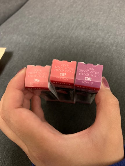 ラスティング フィニッシュ オイルモイスト ティント C/リンメル ロンドン/リップティントを使ったクチコミ(2枚目)