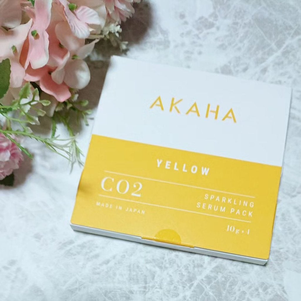 スパークリングセラムパック【YELLOW】/AKAHA/シートマスク・パックを使ったクチコミ(1枚目)