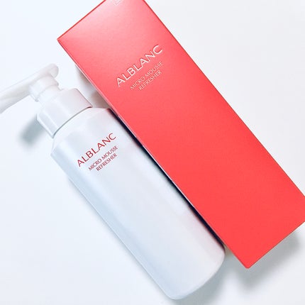 マイクロムース リフレッシャー/ALBLANC/泡洗顔を使ったクチコミ(2枚目)