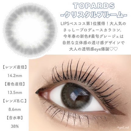 TOPARDS 1day/TOPARDS/ワンデー(1DAY)カラコンを使ったクチコミ(3枚目)