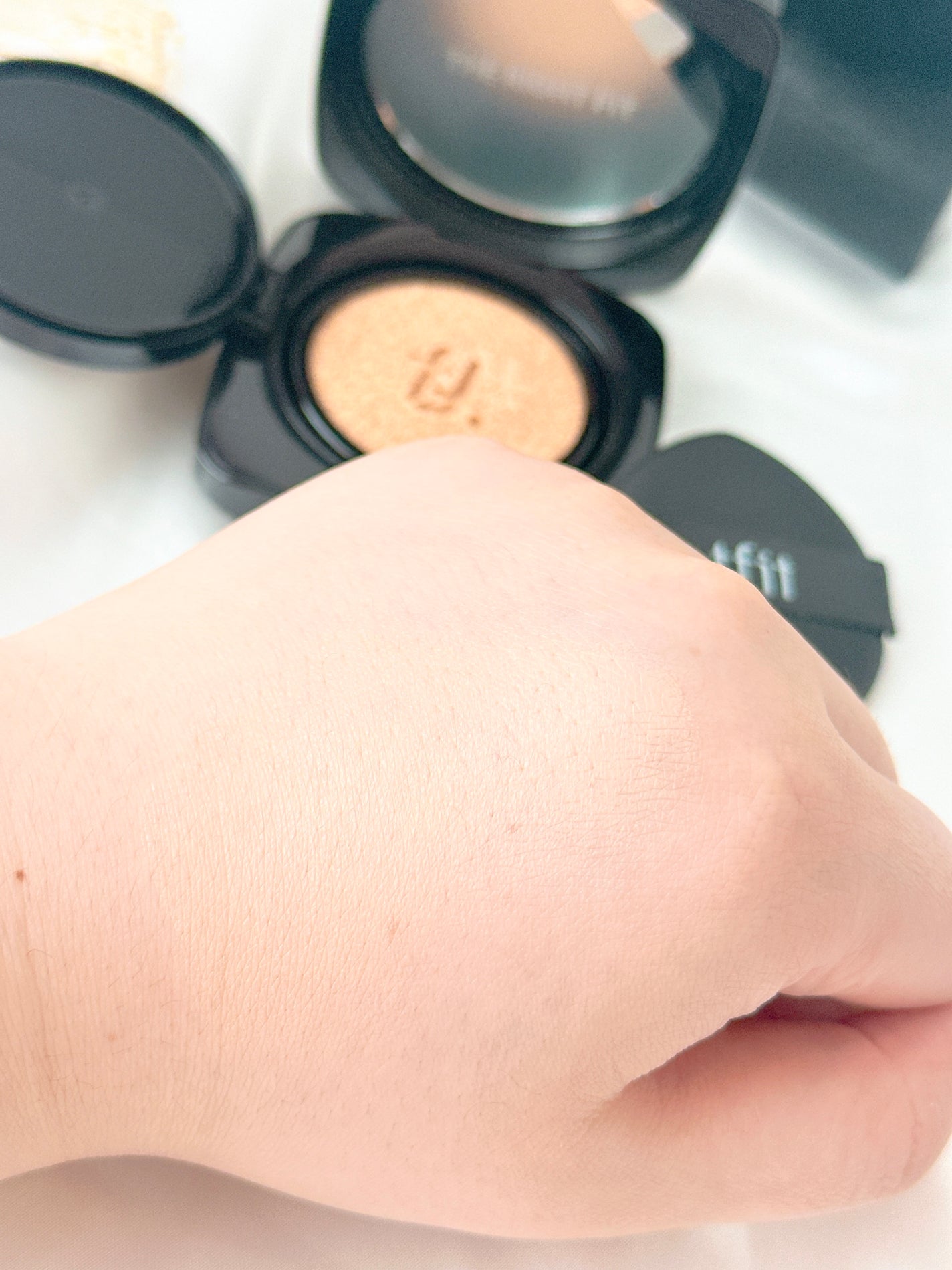 レイヤリングフィット グロークッションEX/TFIT/クッションファンデーションを使ったクチコミ(5枚目)