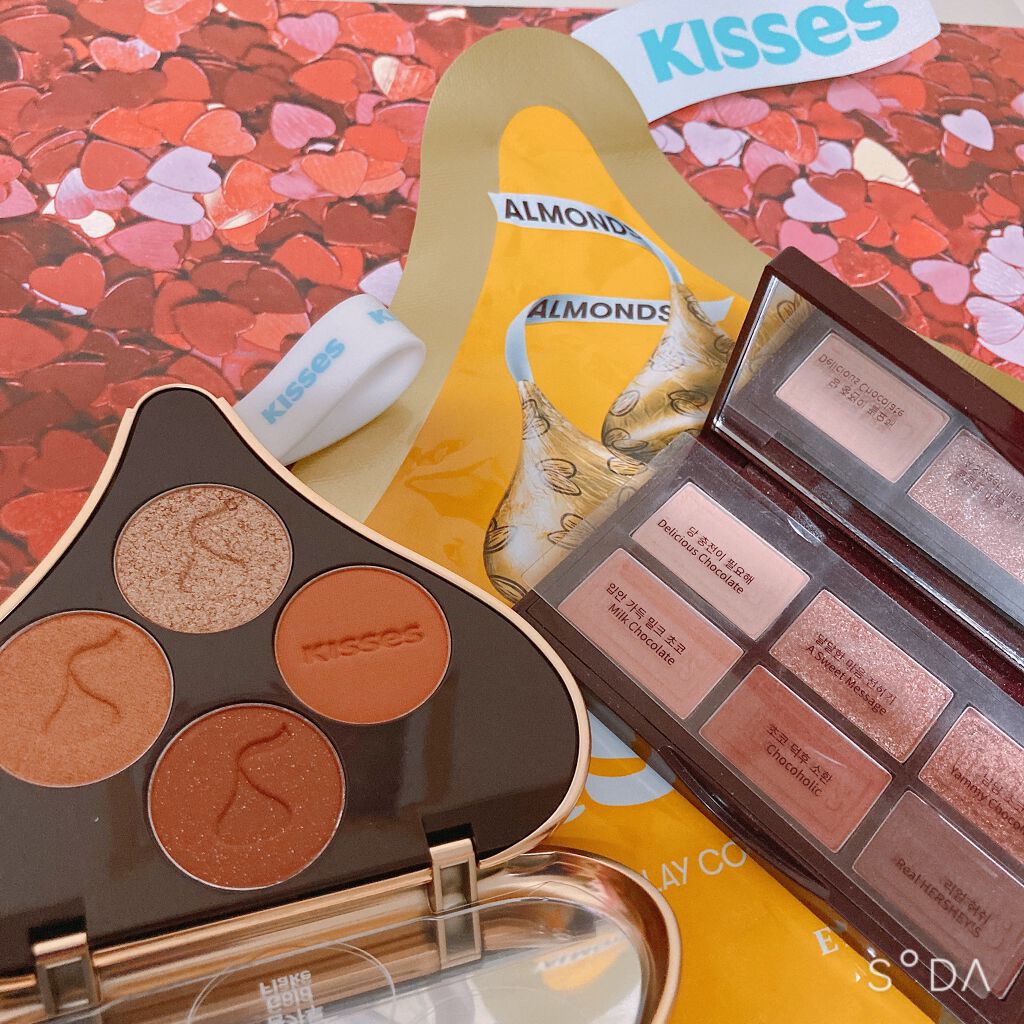 キスチョコレート プレイカラーアイズ/ETUDE/アイシャドウパレットを使ったクチコミ(4枚目)