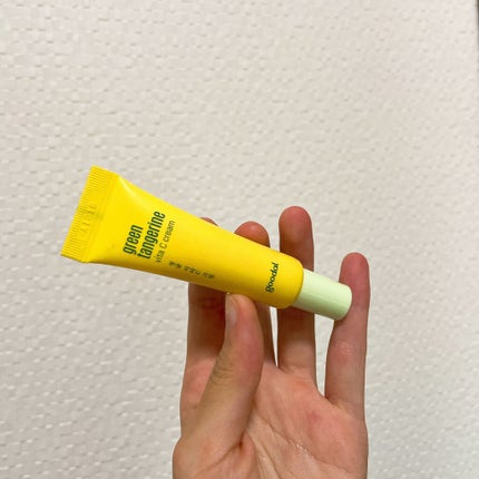 グーダルVクリーム(goodal GREEN TANGERINE V CREAM SET)/goodal/フェイスクリームを使ったクチコミ(1枚目)