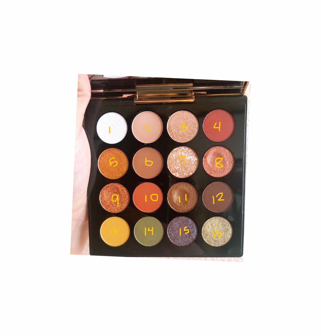 大英博物館 エジプトシリーズ アイシャドウパレット/ZEESEA/アイシャドウパレットを使ったクチコミ（2枚目）