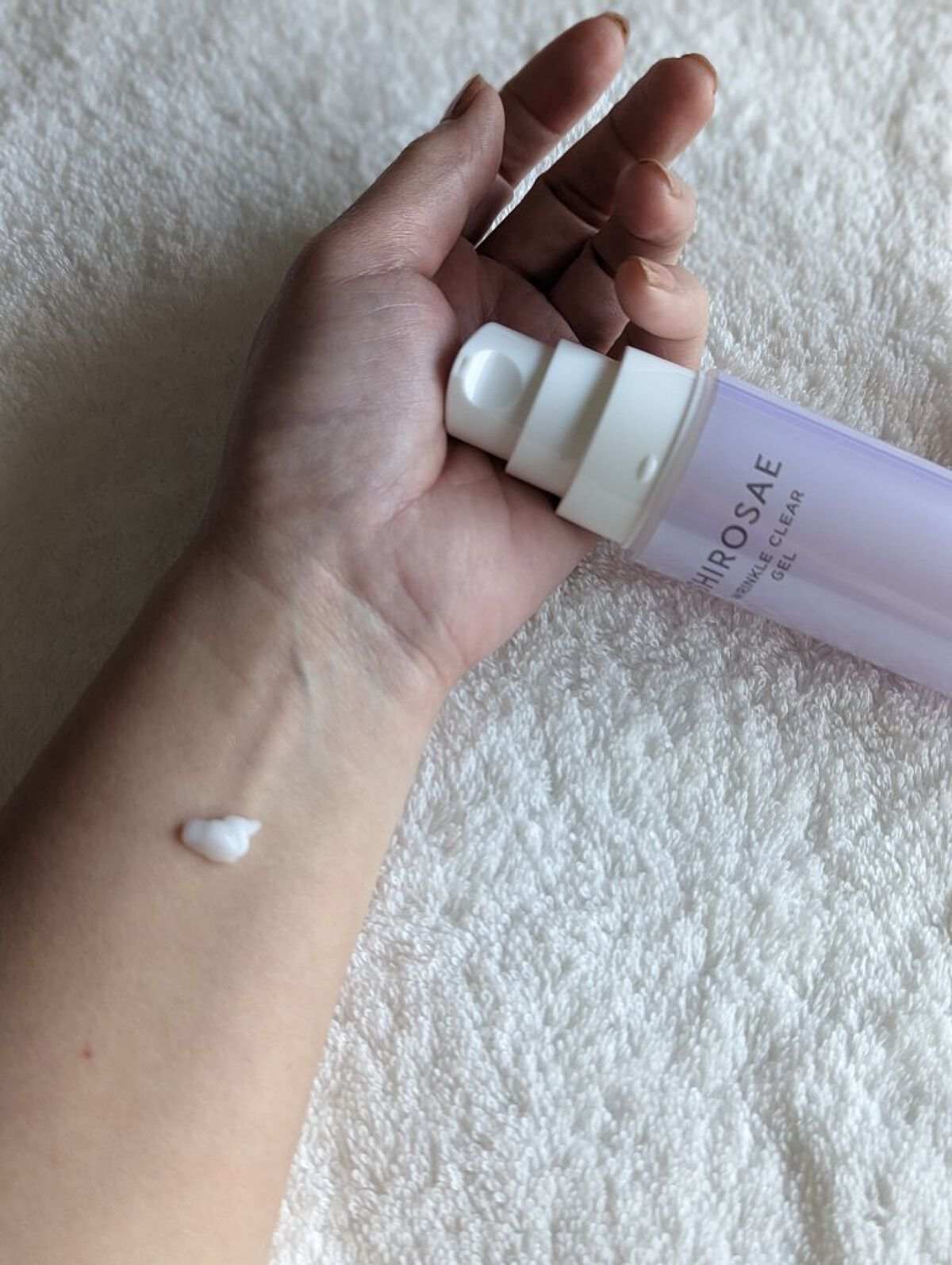 シロサエ リンクルクリアジェル  50g/トリニティーライン/オールインワン化粧品を使ったクチコミ（2枚目）
