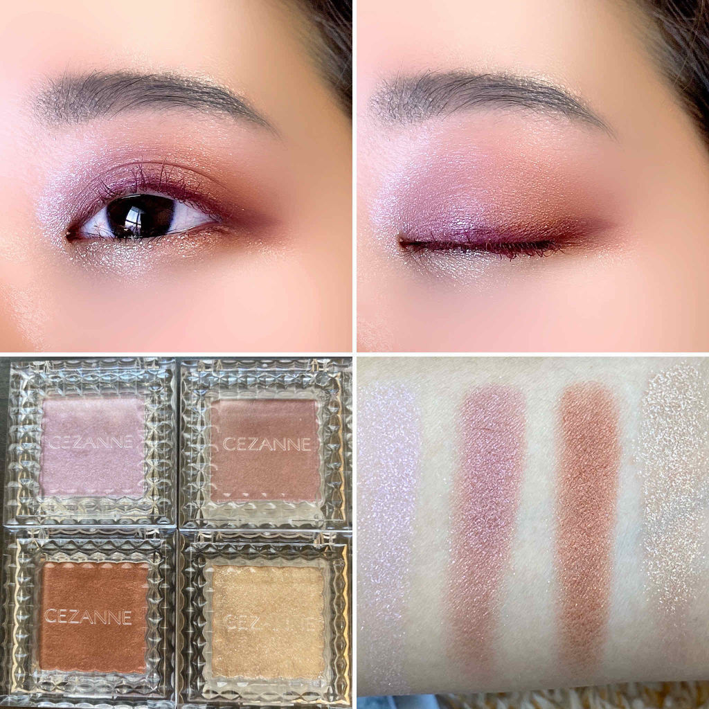 シングルカラーアイシャドウ/CEZANNE/単色アイシャドウを使ったクチコミ（1枚目）