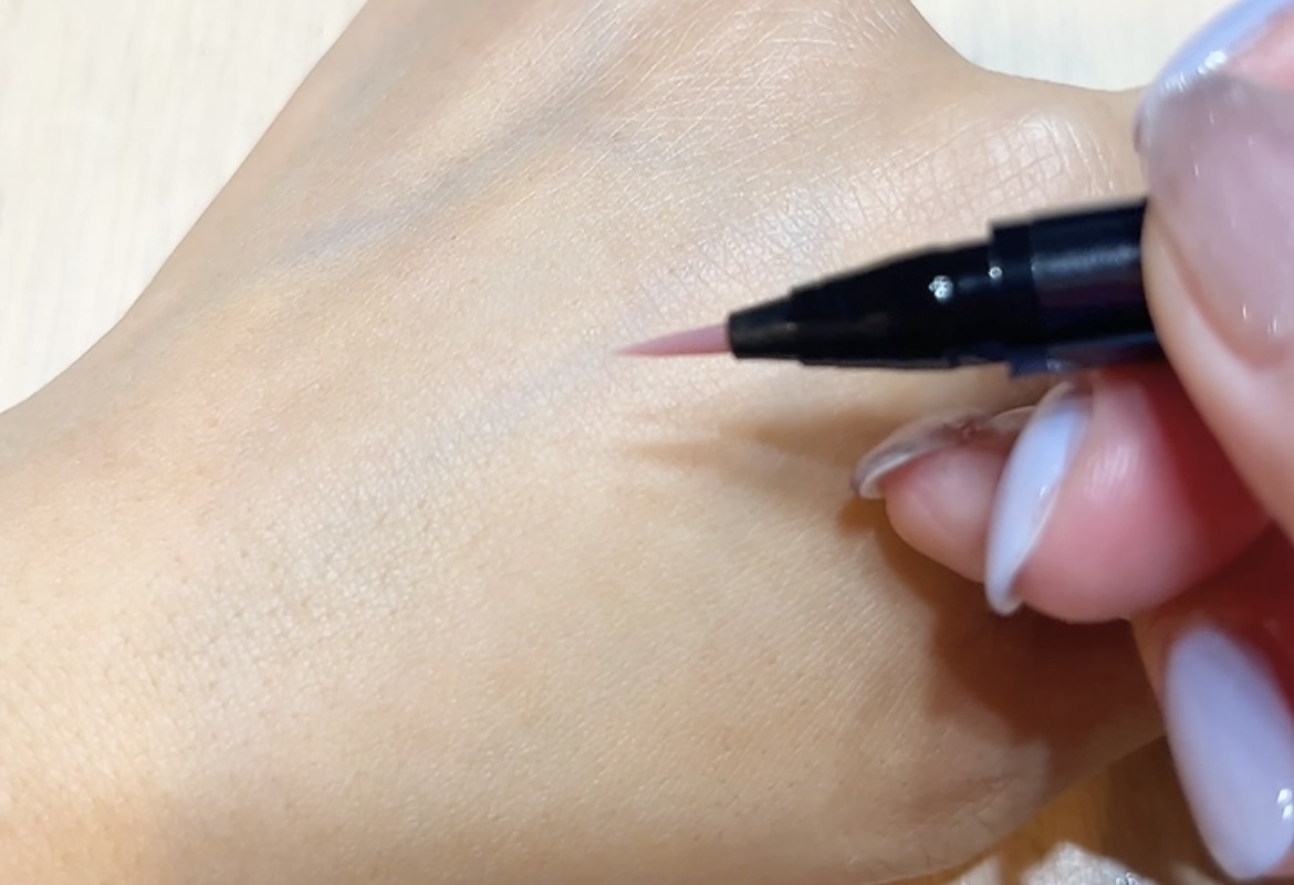 ダブルラインエキスパート(血色陰影カラー) PK-1 極薄ピンク/KATE/リキッドアイライナーを使ったクチコミ（3枚目）