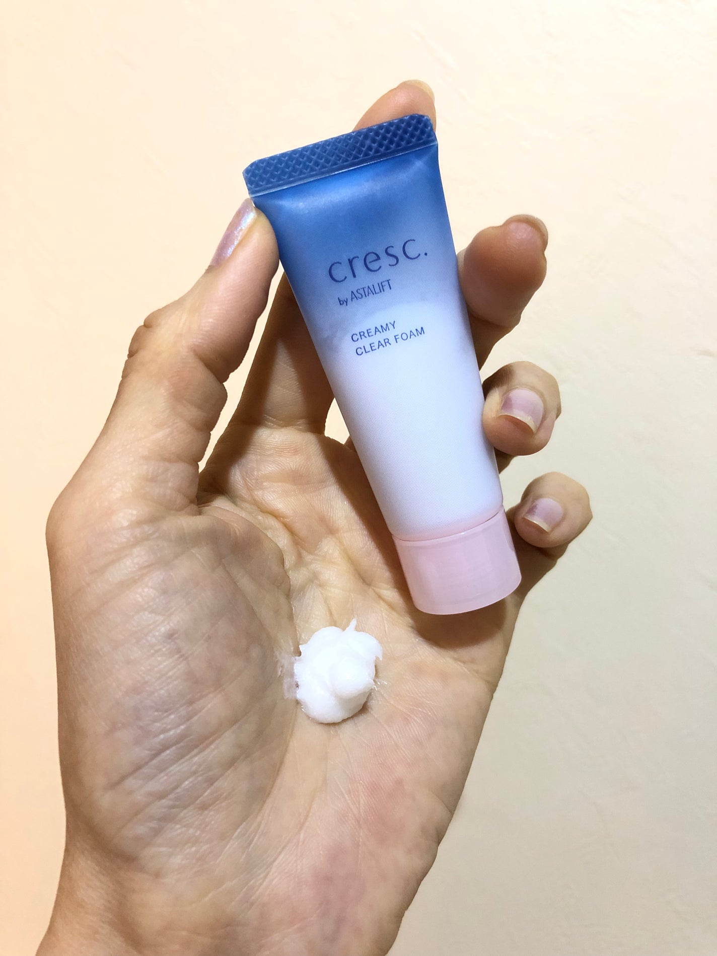 クリーミー クリアフォーム/cresc. by ASTALIFT/洗顔フォームを使ったクチコミ(3枚目)