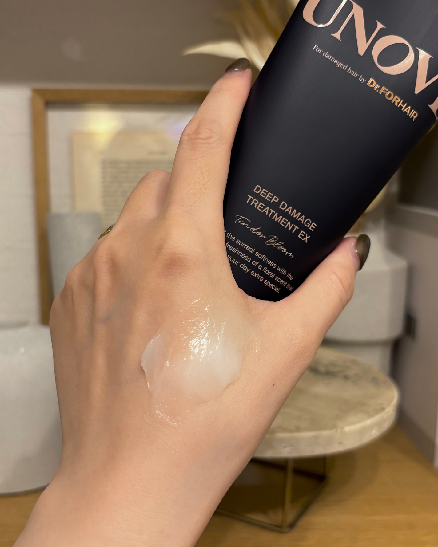 ディープダメージトリートメントEX/UNOVE/洗い流すヘアトリートメントを使ったクチコミ(2枚目)