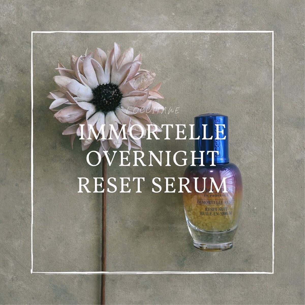 イモーテル オーバーナイトリセットセラム/L'OCCITANE/美容液を使ったクチコミ(1枚目)