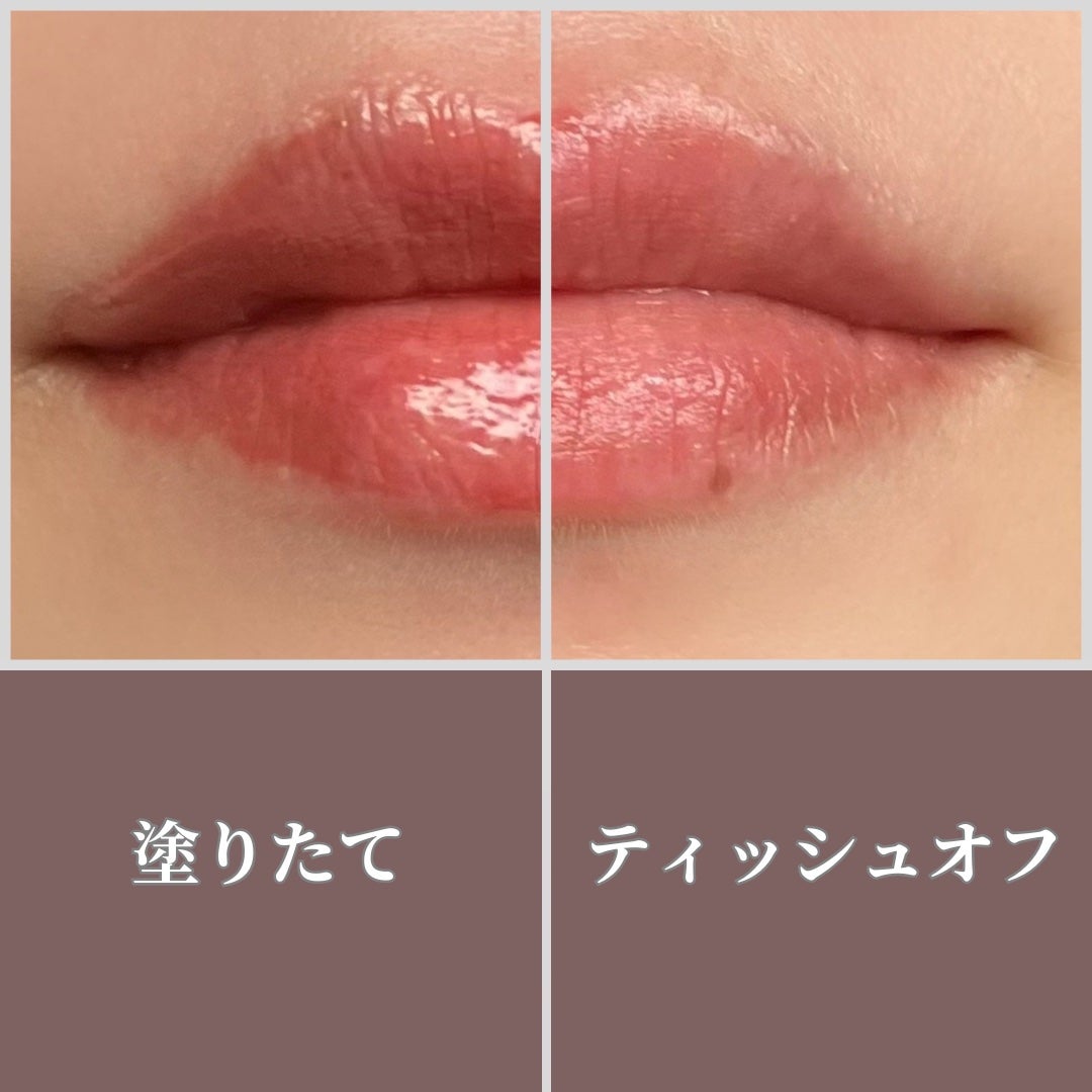 アンドバイロムアンド グラッシーボムティント/&nd by rom&nd/リップティントを使ったクチコミ(4枚目)