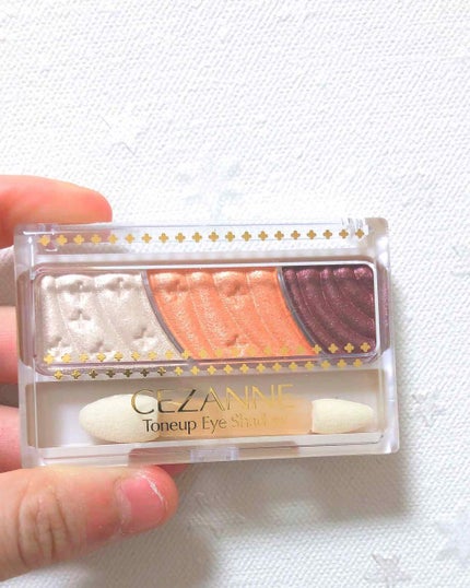トーンアップアイシャドウ/CEZANNE/アイシャドウパレットを使ったクチコミ(1枚目)