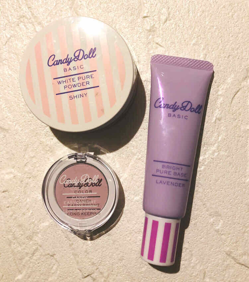 CandyDoll イージーハイライトのクチコミ「気付いたら…


全部揃ってる笑  
下地とパウダーとハイライト笑

可愛い子が使ってたから
.....」（3枚目）