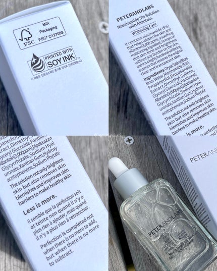 ナイアシンアミド5%ソリューションウィズアラント美容液/PETERANDLABS/美容液を使ったクチコミ(4枚目)