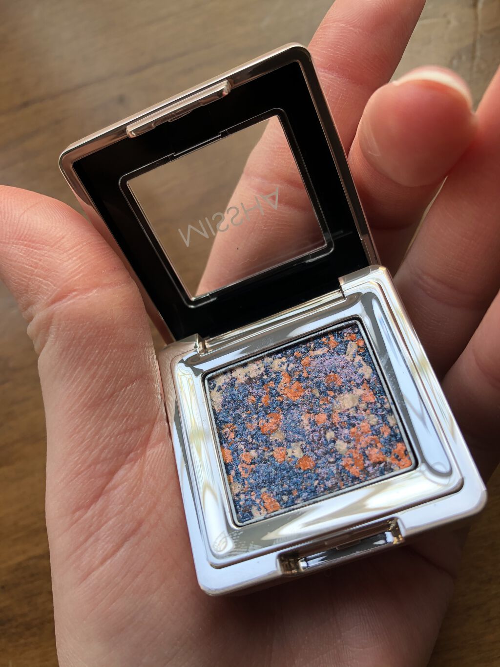 グリッタープリズム シャドウ/MISSHA/グリッターを使ったクチコミ（2枚目）