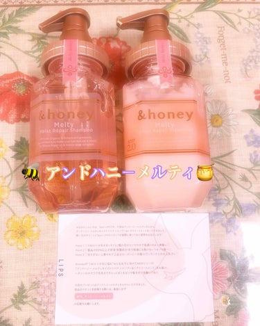 &honey Melty モイストリペア シャンプー1.0／モイストリペア ヘアトリートメント2.0/&honey/シャンプー・コンディショナーを使ったクチコミ（1枚目）