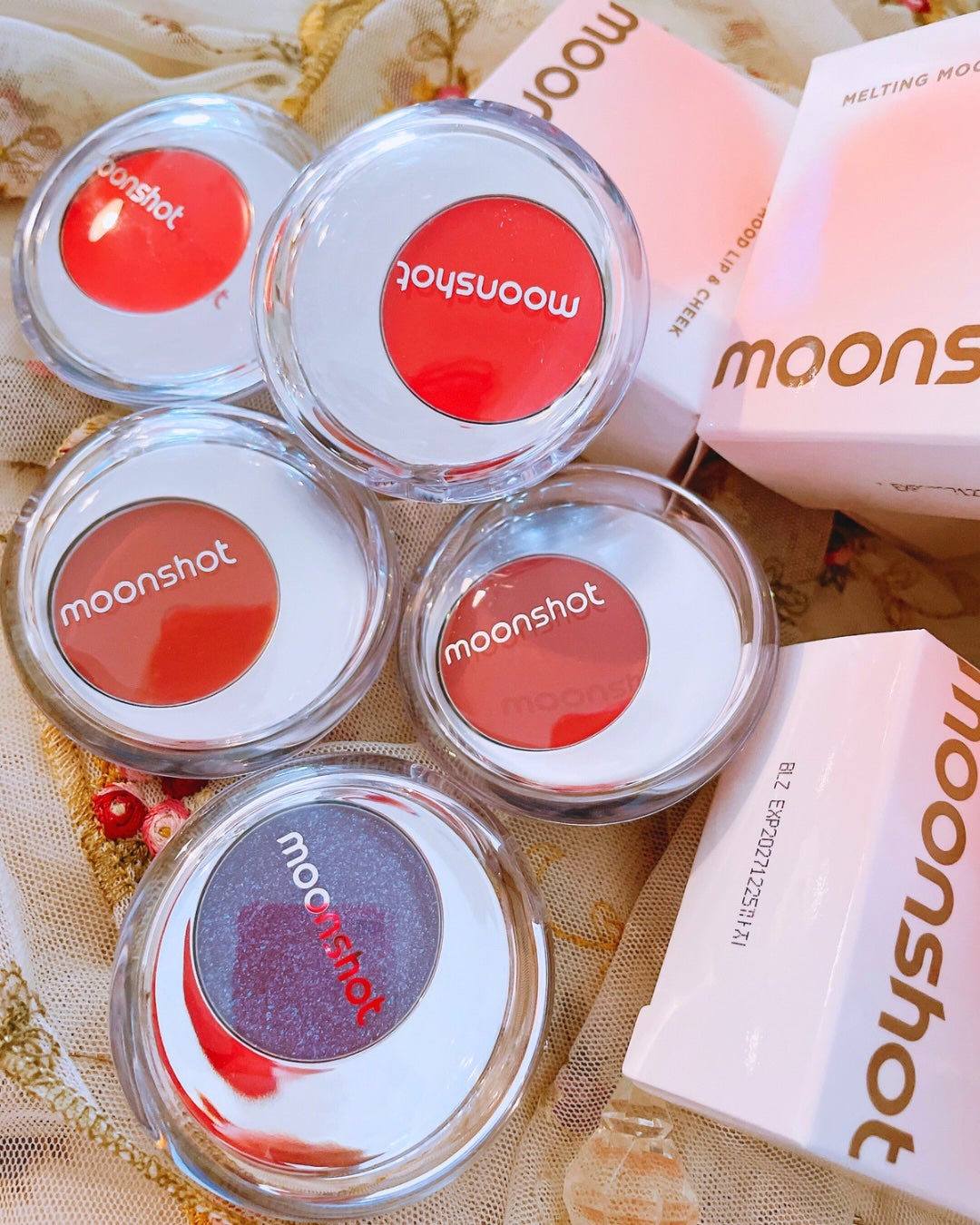 メルティングムードリップ&チーク/moonshot/ジェル・クリームチークを使ったクチコミ(1枚目)