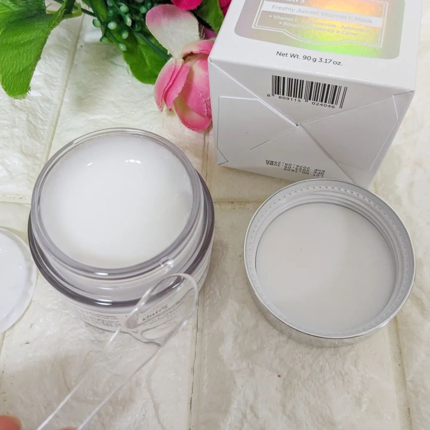 フレッシュリージュースドビタミンEマスク(90g)/Klairs/フェイスクリームを使ったクチコミ(3枚目)