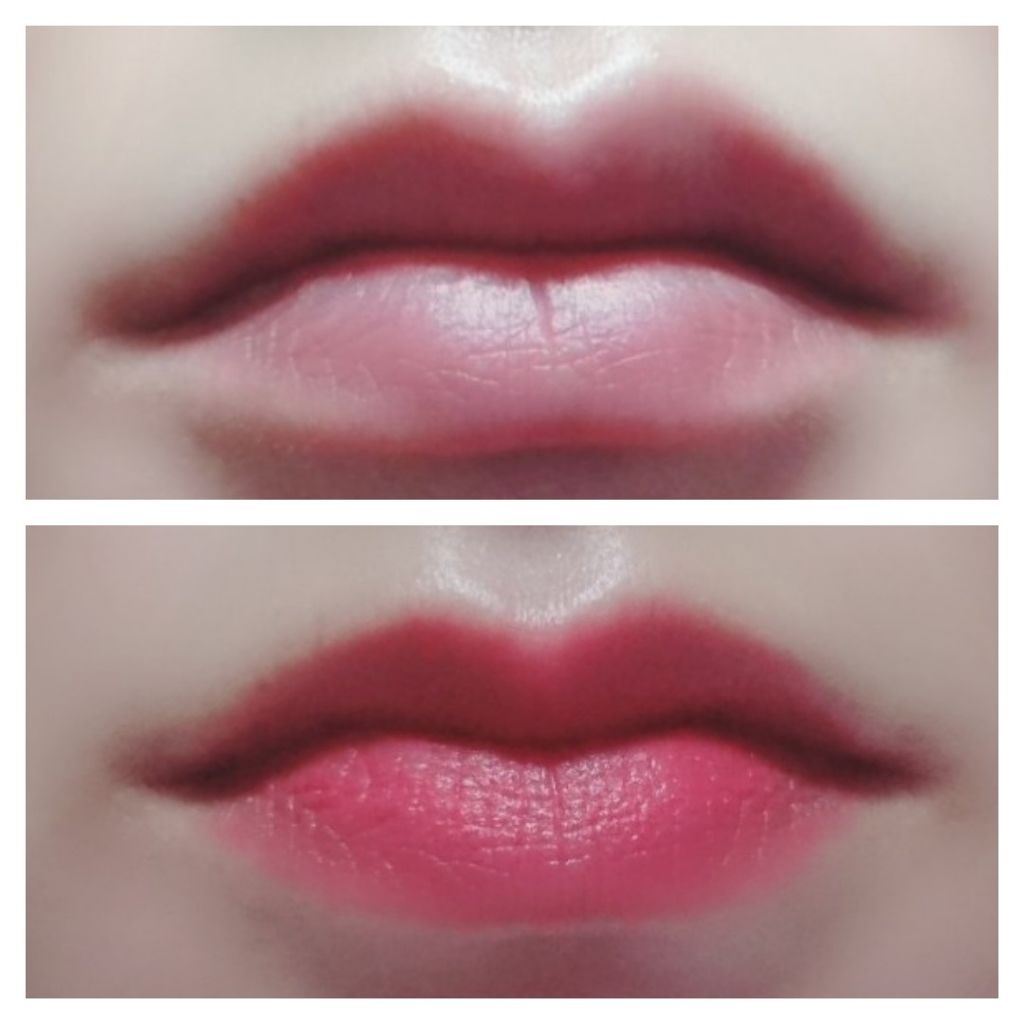 ルージュピュールクチュール ザ スリム シアーマット/YVES SAINT LAURENT BEAUTE/口紅を使ったクチコミ(2枚目)