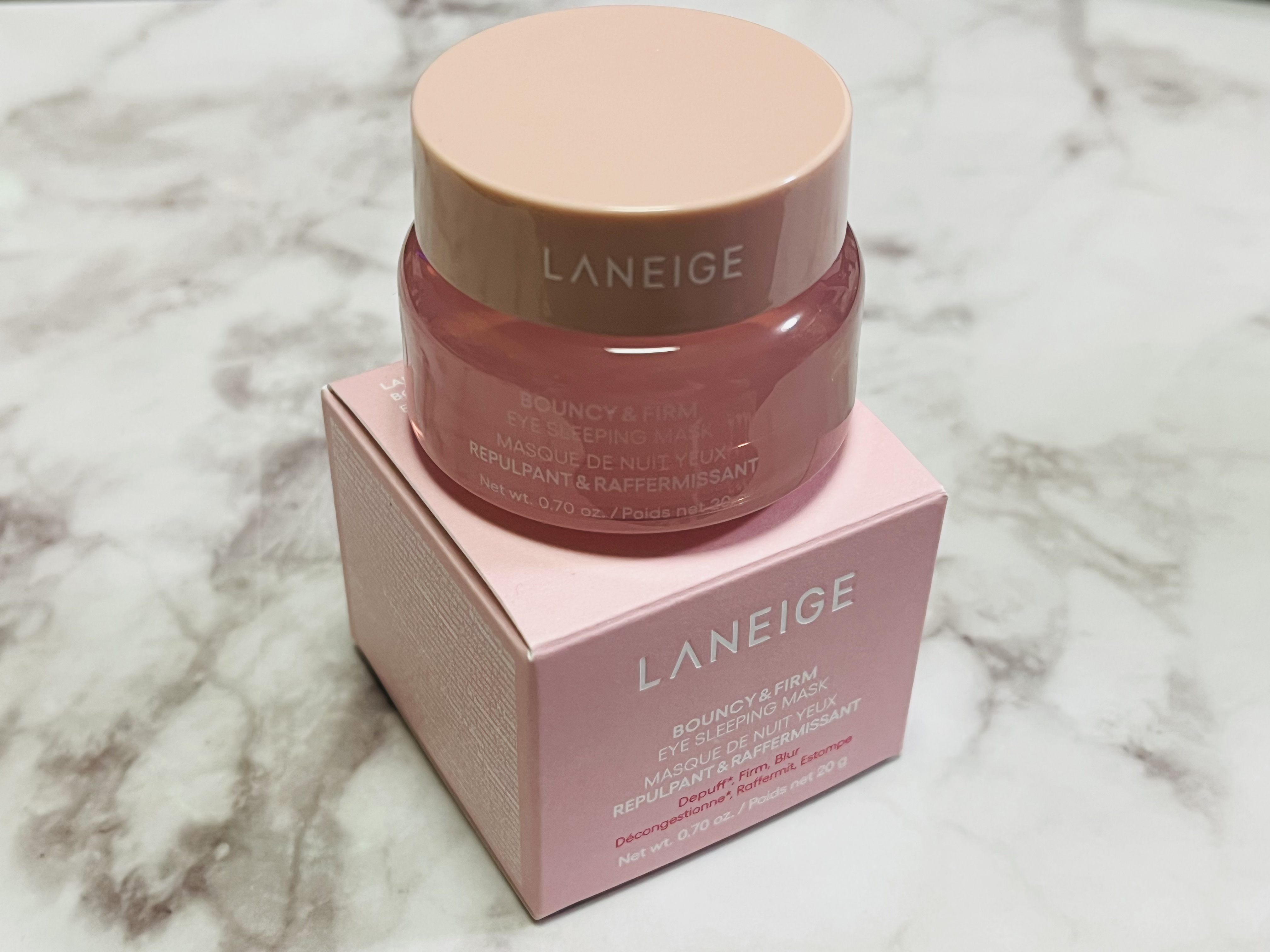 バウンシーアイスリーピングマスク/LANEIGE/アイケア・アイクリームを使ったクチコミ（1枚目）